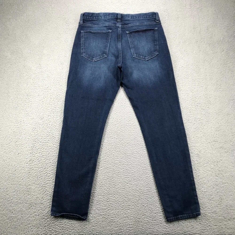 BANANA REPUBLIC Factory Jeans Mens 30x30 Slim Fit Standard Dark Washwell‎ Denim
